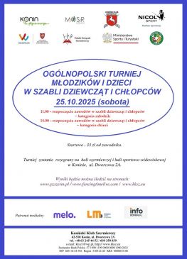 Ogólnopolski Turniej Młodzików i Dzieci w szabli dziewcząt i chłopców