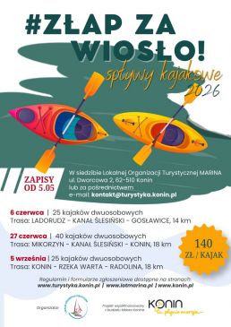 Spływ kajakowy #Złap za wiosło!