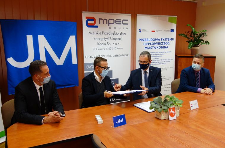 Link do artykułu - Podpisanie umowy pomiędzy JM a MPEC-Konin