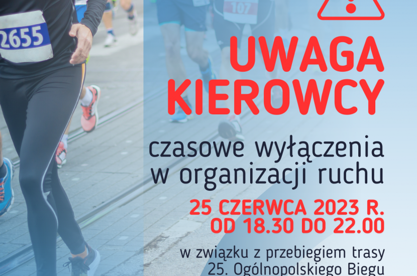 Link do artykułu - Ogólnopolski Bieg Milowego Słupa - utrudnienia w ruchu