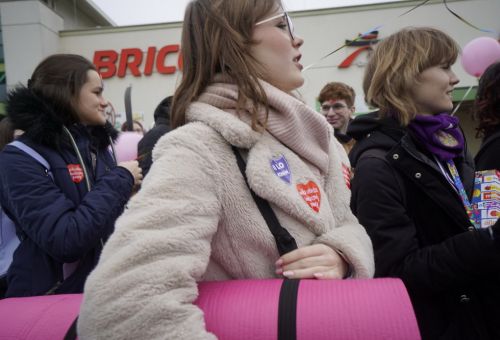 Happening na rondzie WOŚP