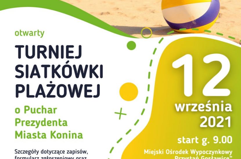 Link do artykułu - Turniej Siatkówki Plażowej o Puchar Prezydenta Konina