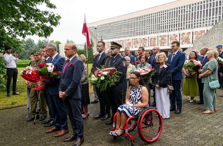 Na zdjęciu widzimy fragment obchodów 82. rocznicy wybuchu Powstania Warszawskiego