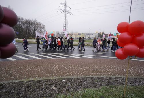 Happening na rondzie WOŚP