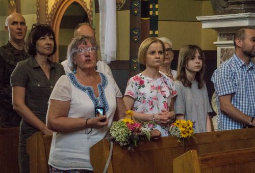 Msza św. i złożenie kwiatów pod pomnikiem Józefa Piłsudskiego