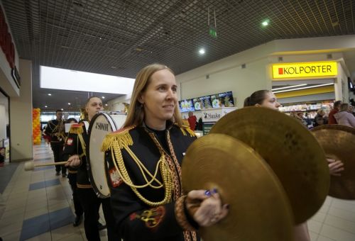 Happening na rondzie WOŚP