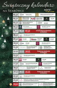 Świąteczny kalendarz na Starówce