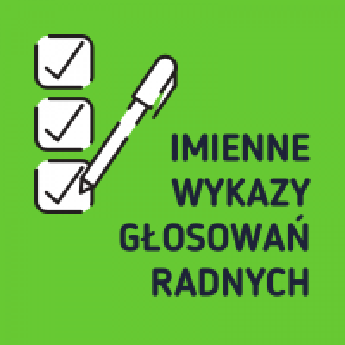 imienne wykazy glosowan radnych