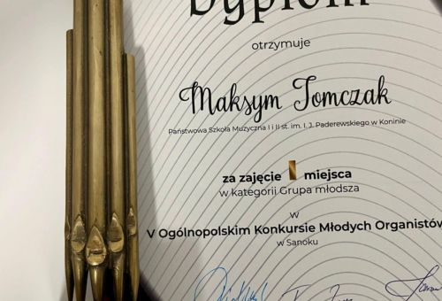 Galeria zdjęć do artykułu - Sukces młodego organisty