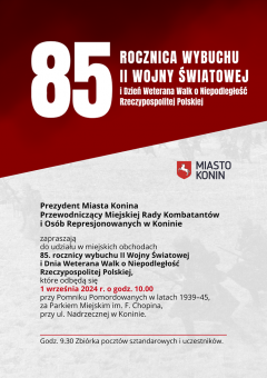 Link do artykułu - 1 września - program obchodów
