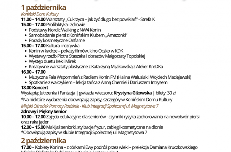 Link do artykułu - Doskonali Dojrzali – święto seniorów w Koninie
