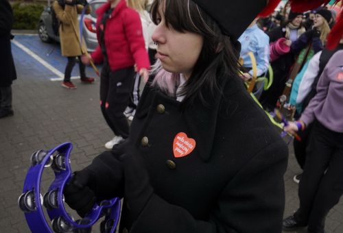 Happening na rondzie WOŚP