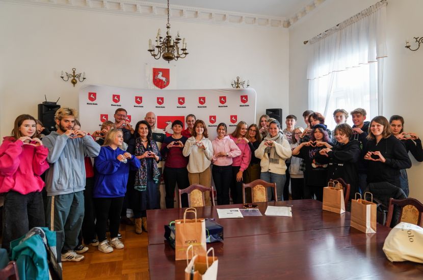 Link do artykułu - Uczniowie z Cele u Prezydenta Konina