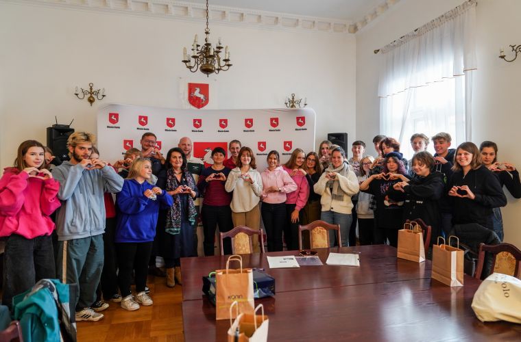 Link do artykułu - Uczniowie z Cele u Prezydenta Konina