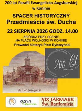 Spacer historyczny Przedmieście św.Ducha