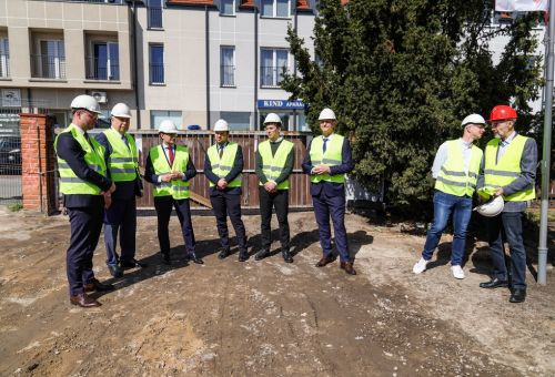 Wmurowanie kamienia węgielnego pod budowę nowego bloku MTBS