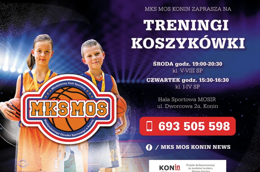 Link do artykułu - MKS MOS Konin zaprasza na treningi koszykówki