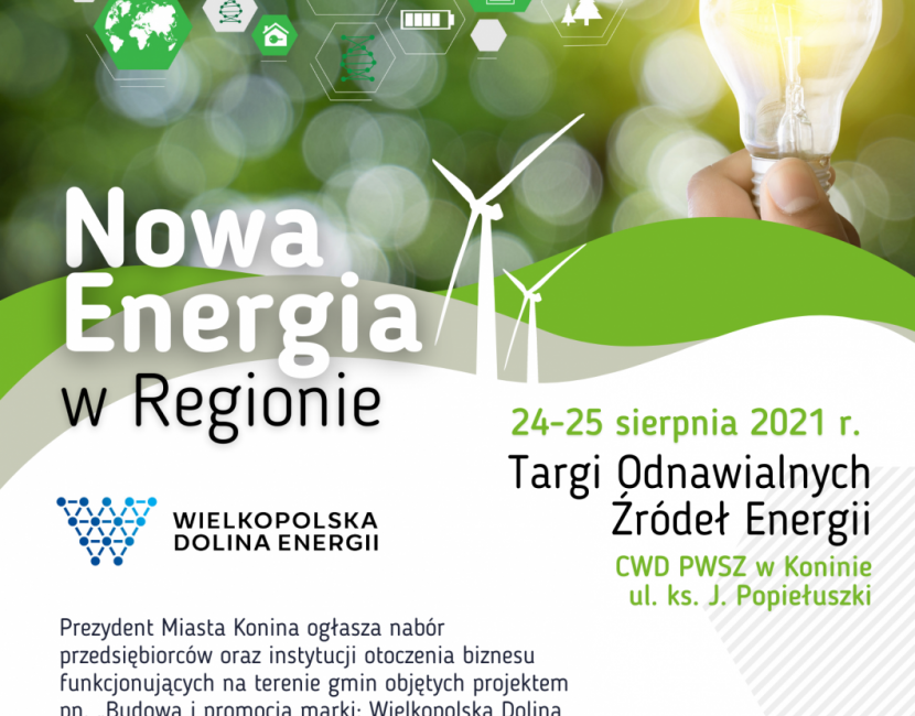 Link do artykułu - Nabór - Targi Odnawialnych Źródeł Energii – „Nowa Energia w Regionie”