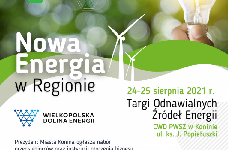 Link do artykułu - Nabór - Targi Odnawialnych Źródeł Energii – „Nowa Energia w Regionie”