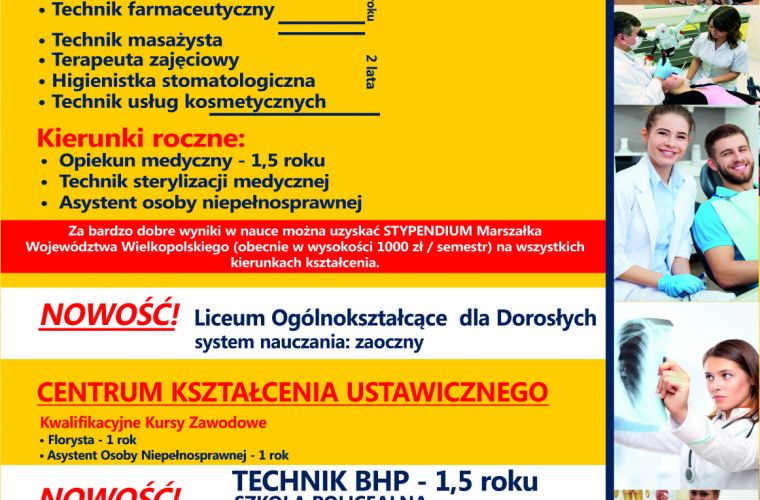 Link do artykułu - Medyczna Szkoła Policealna - Nabór 2021/2022 - Rekrutacja Online