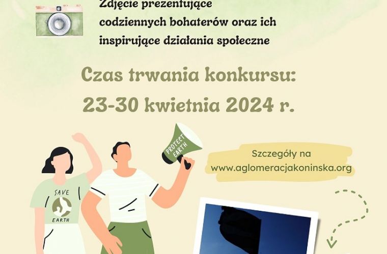 Link do artykułu - Konkurs fotograficzny "Bohaterki i bohaterowie Aglomeracji Konińskiej"