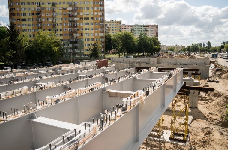 Link do artykułu - Duży ruch na budowie wiaduktu