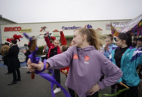 Happening na rondzie WOŚP