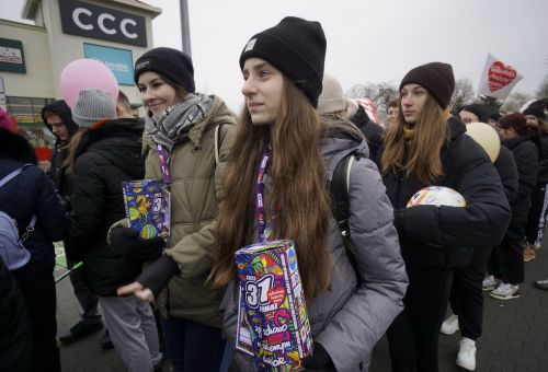 Happening na rondzie WOŚP