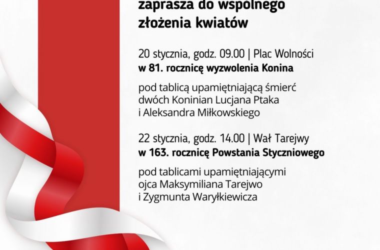 Styczeń - obchody rocznicowe