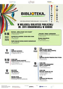 „Biblioteka. Otwierasz. Odkrywasz” – XXIII Tydzień Bibliotek