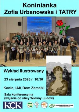 Wykład ilustrowany Koninianka Zofia Urbanowska i TATRY