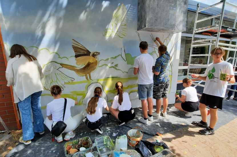 Link do artykułu - Mural pełen natury w sercu Konina