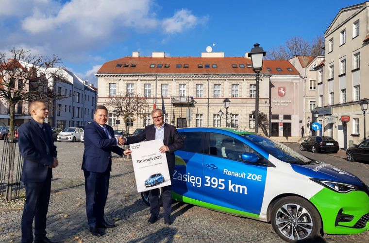 Link do artykułu - Elektryczne Renault ZOE nagrodą dla Konina