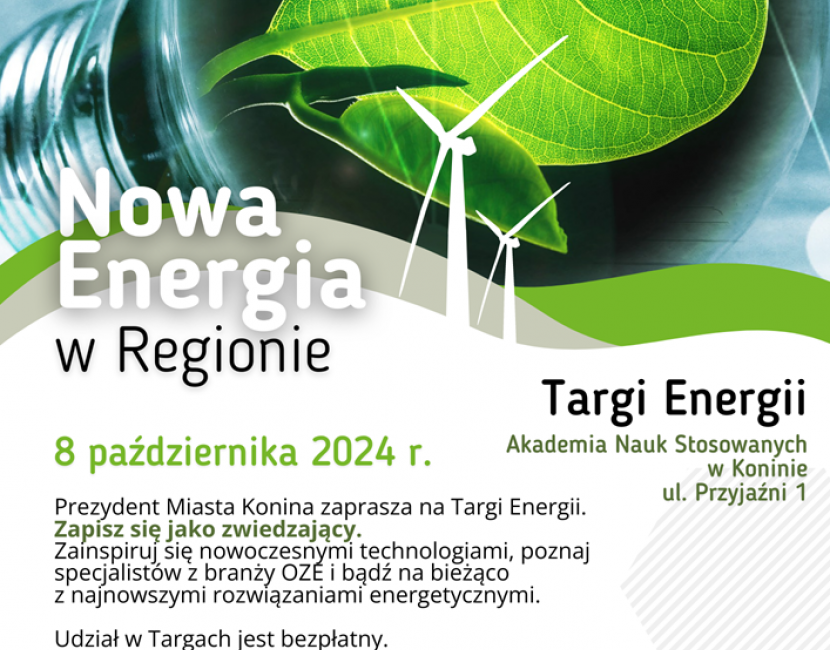 Link do artykułu - Targi „Nowa Energia w Regionie” – światowe rozwiązania na wyciągnięcie ręki
