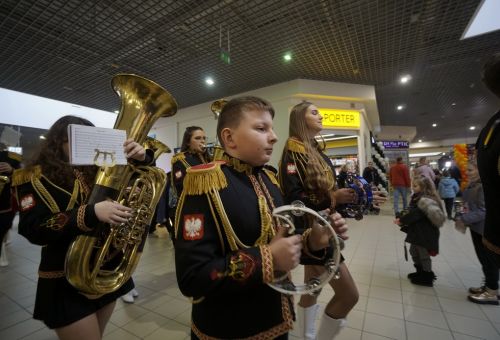 Happening na rondzie WOŚP