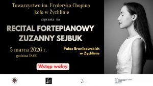 Recital Fortepianowy Zuzanny Sejbuk