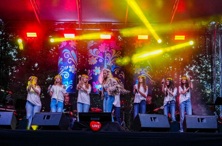 Na zdjęciu widzimy koncert Kolorowy świat Maryli
