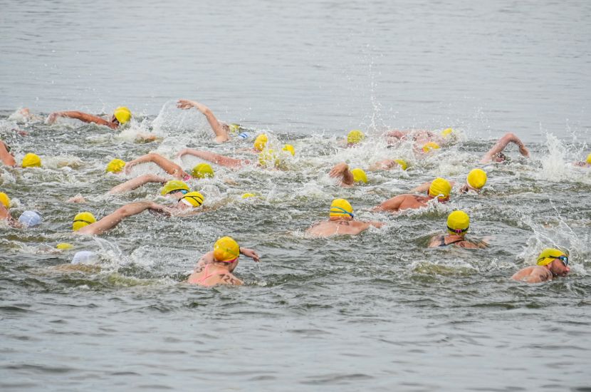 Na zdjęciu widzimy Grand Prix Wielkopolski w Pływaniu Długodystansowym