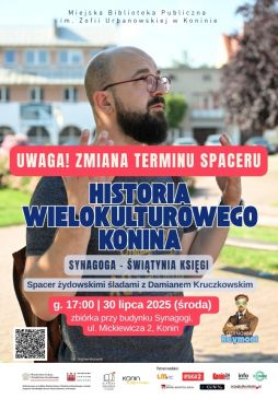 Spacer historyczny: „Synagoga: świątynia Księgi – spacer żydowskimi śladami”