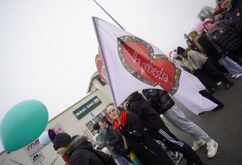 Happening na rondzie WOŚP