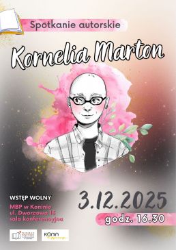 Spotkanie autorskie z Kornelią Marton (literatura Young Adult)