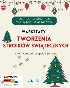 Kosmiczne i świąteczne warsztaty w SOWIE
