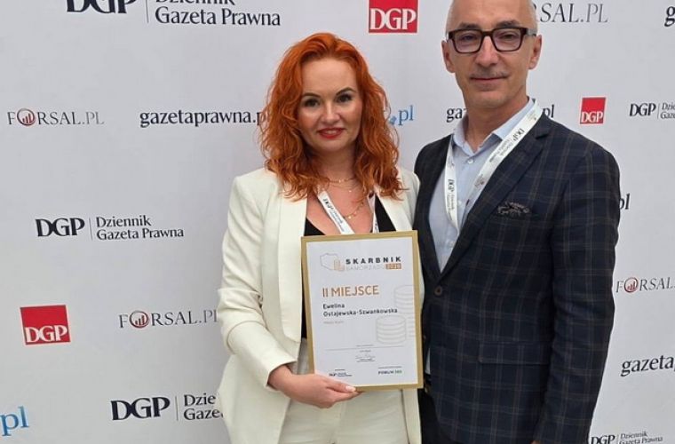 Skarbnik Miasta Konina nagrodzona w ogólnopolskim konkursie