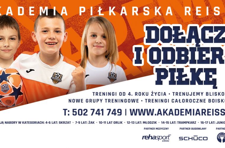 Link do artykułu - Nabór 2020 w Akademii Piłkarskiej Reissa