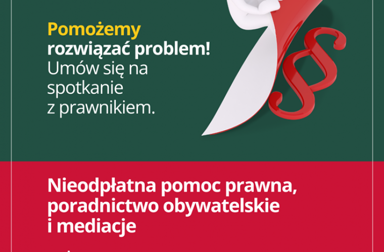 Link do artykułu - Nieodpłatna pomoc prawna i mediacja dla mieszkańców Konina