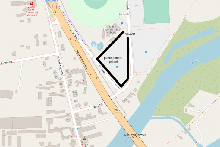 Mobilny punkt pobrań w Koninie