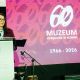 Na zdjęciu widzimy przemawiającą  dyrektor muzeum Elżbietę Barszcz