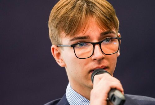 Wręczenie tytułu podczas sesji Rady Miasta Konina