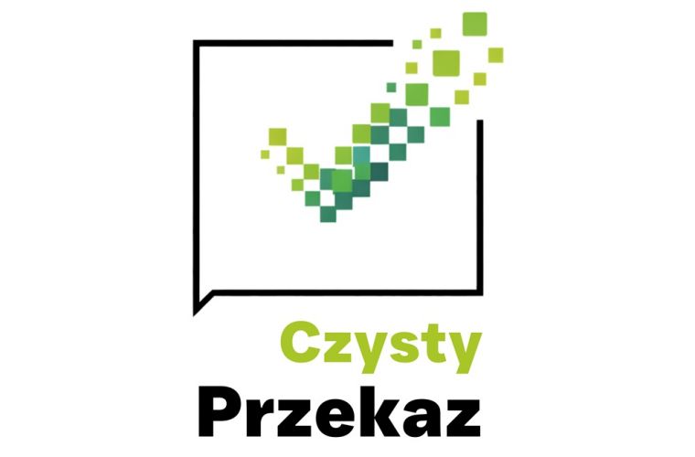 Młodzi z Aglomeracji Konińskiej mogą dostać 1 000 zł na walkę z fake newsami. Na grafice jest logo i napis Czysty Przekaz.