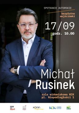Spotkanie autorskie z Michałem Rusinkiem w MBP w Koninie